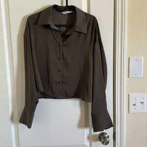 Dark green women shirt